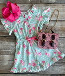 Spring Floral Romper