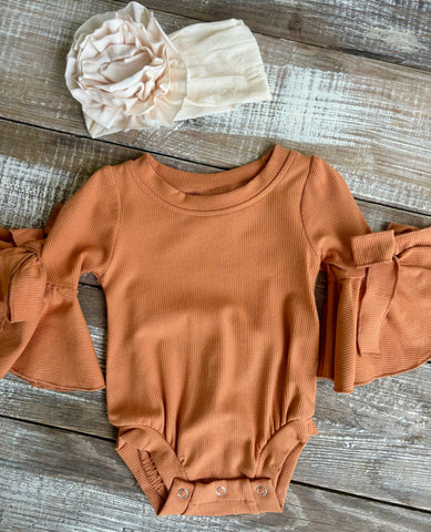 Rust Colored Bell Bodysuit