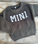 Green Mini Patch Sweater