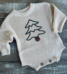 Christmas Tree Sweater Onsie